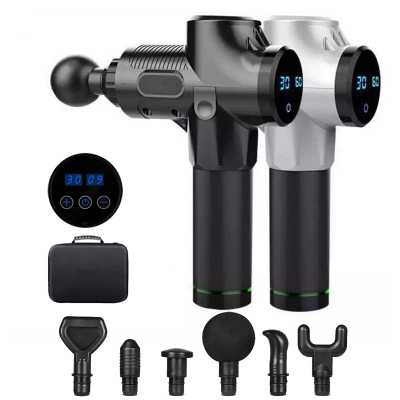 EMS Rechargeable Massage Gun Muscle Stimulator Deep Tissue Professional Massager Neck Body Relaxation Slimming Pain Relief