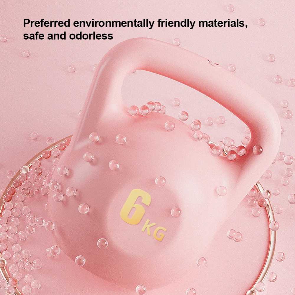 4kg 6kg Water Injection Kettlebell Yoga Fitness Exercise Soft Kettlebell Men Women Hip Deep Squat Muscle Training Kettlebell