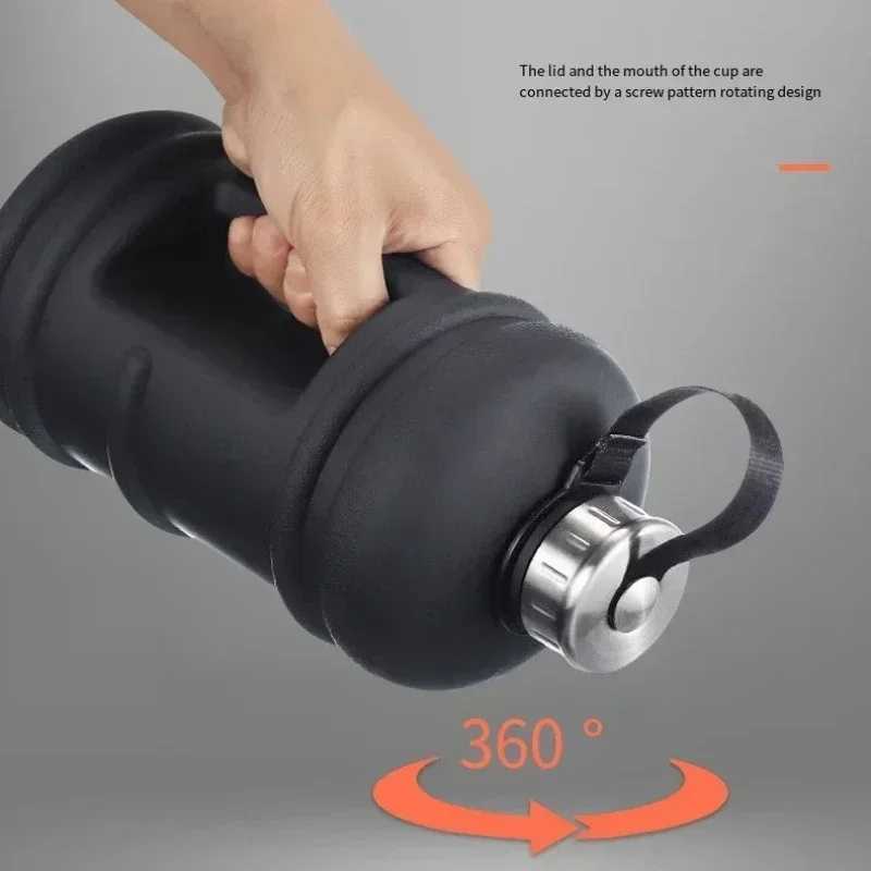 2.2L NEW Large Capacity Plastic Sports Bottles Portable Outdoor Travel Cold Water Cup Fitness Gym Protein Shaker Sport Bottle