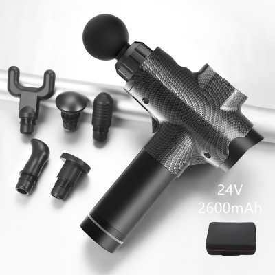 24V Muscle Massage Gun Fascia Gun Deep Tissue Neck Body Back Electric Massager Relaxation Pain Relief Exercise