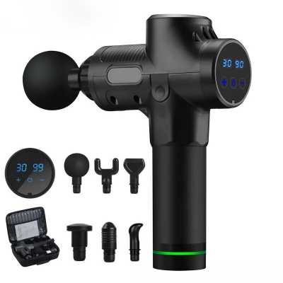 EMS Massage Gun Cordless Rechargeable Muscle Stimulator Deep Tissue Massager Body Relaxation Slimming Shaping Pain Relief