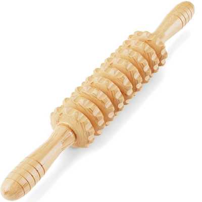 Wood Therapy Massage Tools Muscle Roller Stick,Maderoterapia Rolling Body Massager for Pain Relief,Cellulite, Lymphatic Drainage