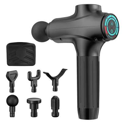 Massage Gun New Smart Deep Tissue Relaxation Professional Percussion Muscle Fascia Gun Handheld Electric Body Massager
