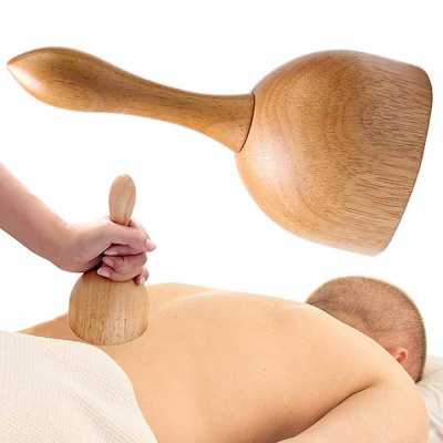 Wooden Massage Cup,Wood Therapy Lymphatic Drainage Tool Body Sculpting Anti Cellulite Gua Sha Massage for Release Muscle Sorenes