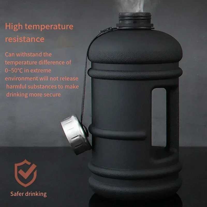 2.2L NEW Large Capacity Plastic Sports Bottles Portable Outdoor Travel Cold Water Cup Fitness Gym Protein Shaker Sport Bottle