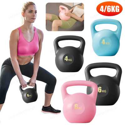 4kg 6kg Water Injection Kettlebell Yoga Fitness Exercise Soft Kettlebell Men Women Hip Deep Squat Muscle Training Kettlebell