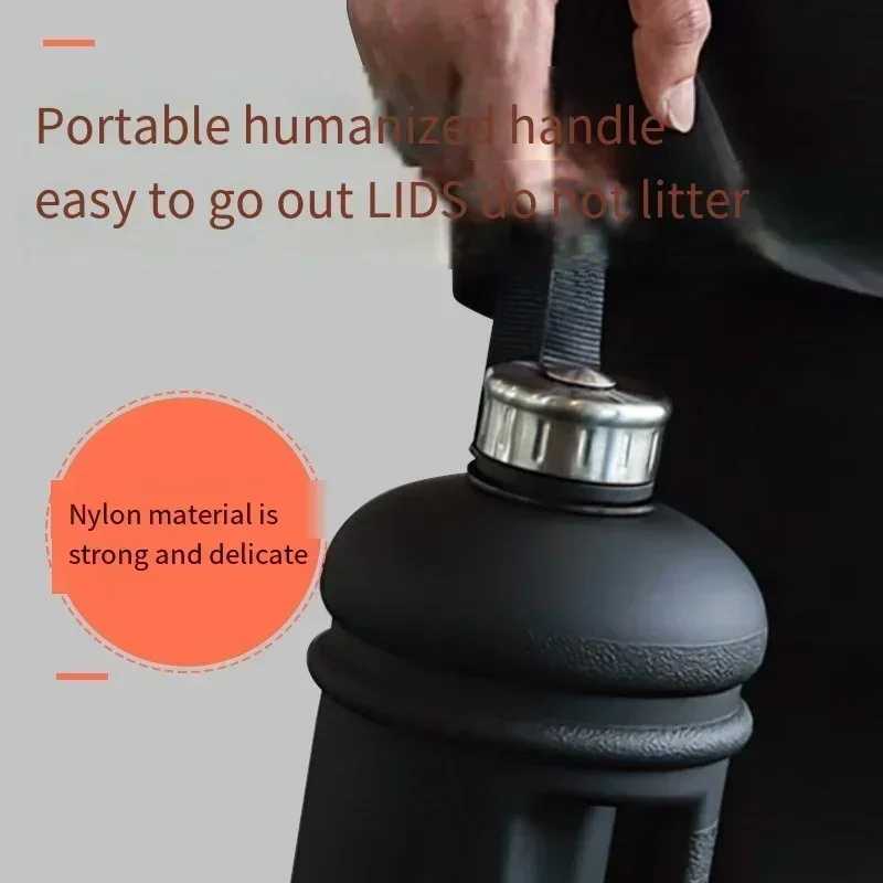 2.2L NEW Large Capacity Plastic Sports Bottles Portable Outdoor Travel Cold Water Cup Fitness Gym Protein Shaker Sport Bottle